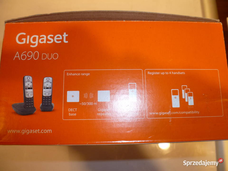 Telefon GIGASET A690 DUO Telefony bezprzewodowe Kraków