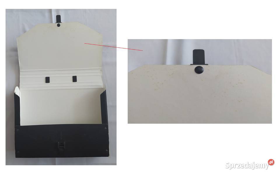 Teczka z rączką A4 czarna Hajnówka