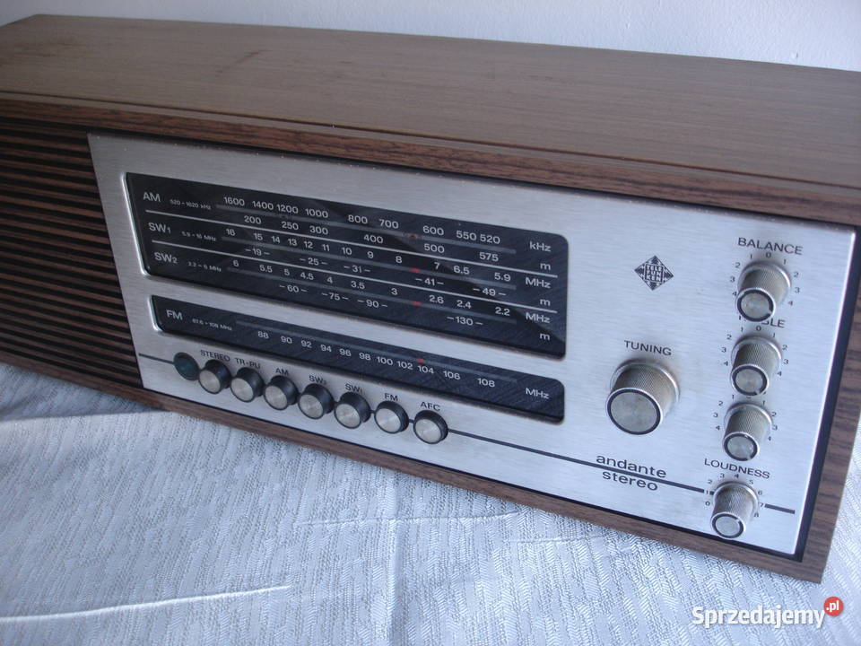 Stare radio TELEFUNKEN ANDANTE 205 lubuskie Zielona Góra
