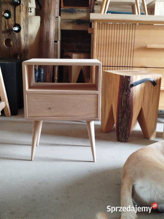 Szafka nocna z litego drewna dębowego sprzedam