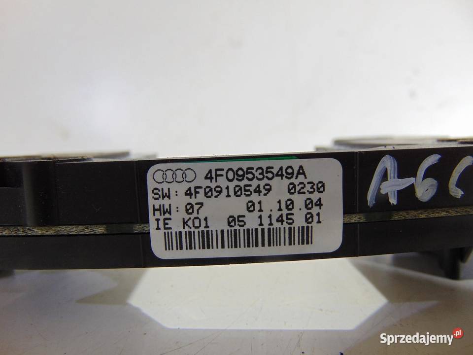 MODUŁ KIEROWNICY AUDI A6 C6 4F0953549A wielkopolskie