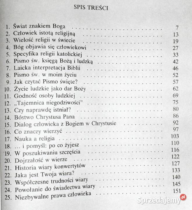 religii do wiary ks Henry Łuczak Chełm