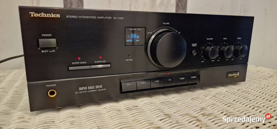 Wzmacniacz Technics SUX102 Amplifer SU X102 Wzmacniacze i pokrewne Międzychód