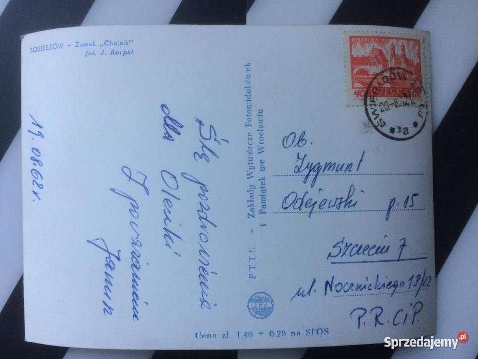 1140 Widokówka Sobieszów Szczecin