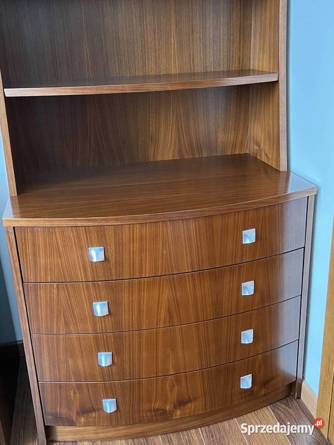 Piękna komoda i biurko w naturalnym fornirze Ostrów Wielkopolski sprzedam
