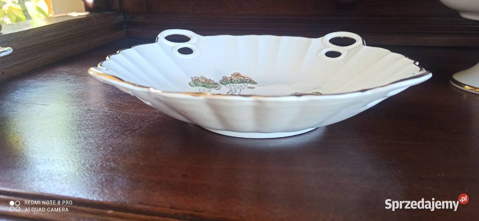 Patera The Meet Crown Devon Made in England Hand Porcelana i szkło Gdańsk