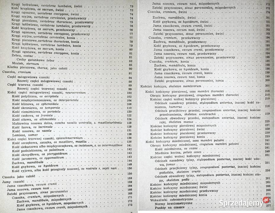 Anatomia zwierząt Tom 1 Kazimierz Krysiak Chełm sprzedam