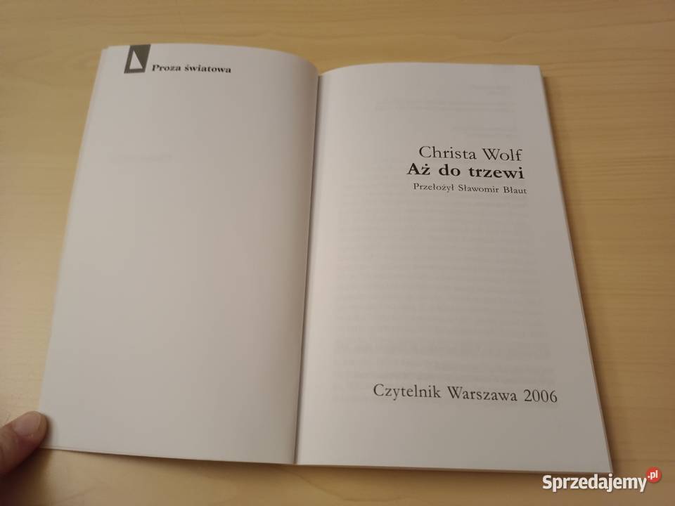 Christa Wolf Aż do trzewi wyd Czytelnik Rok wydania 2006 Kraków
