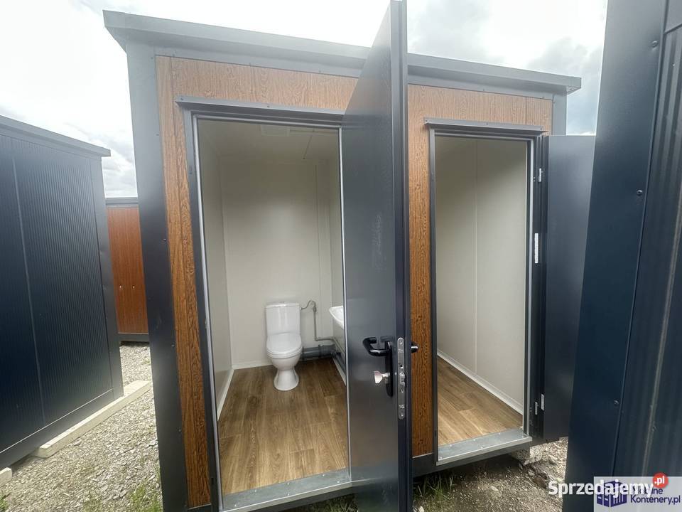 KONTENER SANITARNY PODWÓJNY 2 KABINY WC