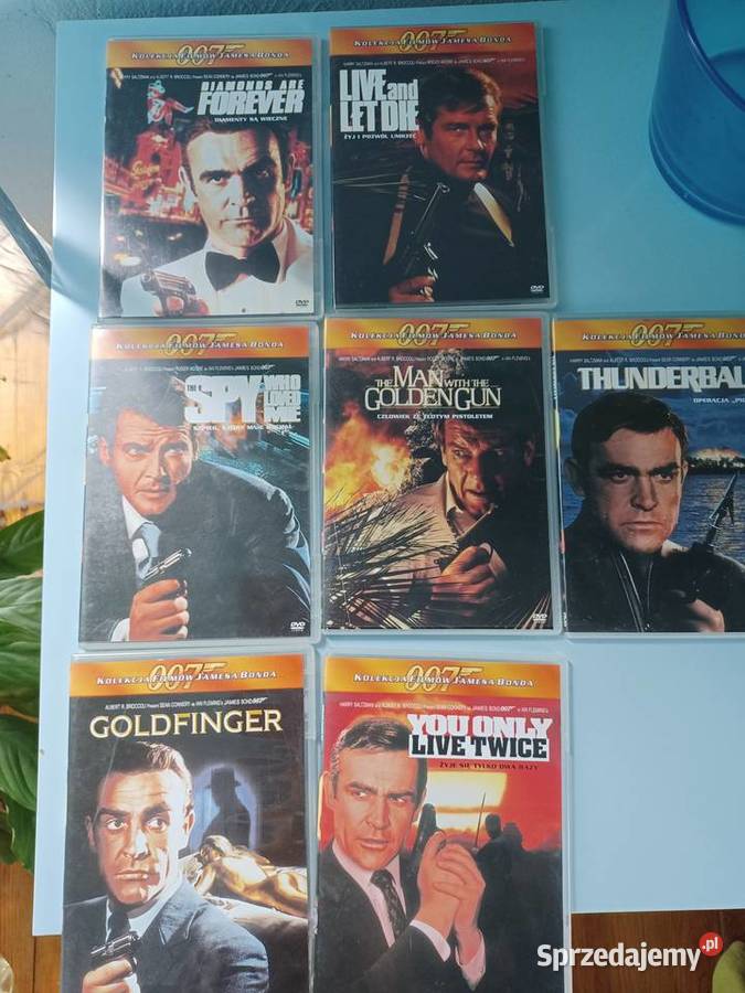 James Bond seria 13 filmów różni aktorzy łódzkie Łódź