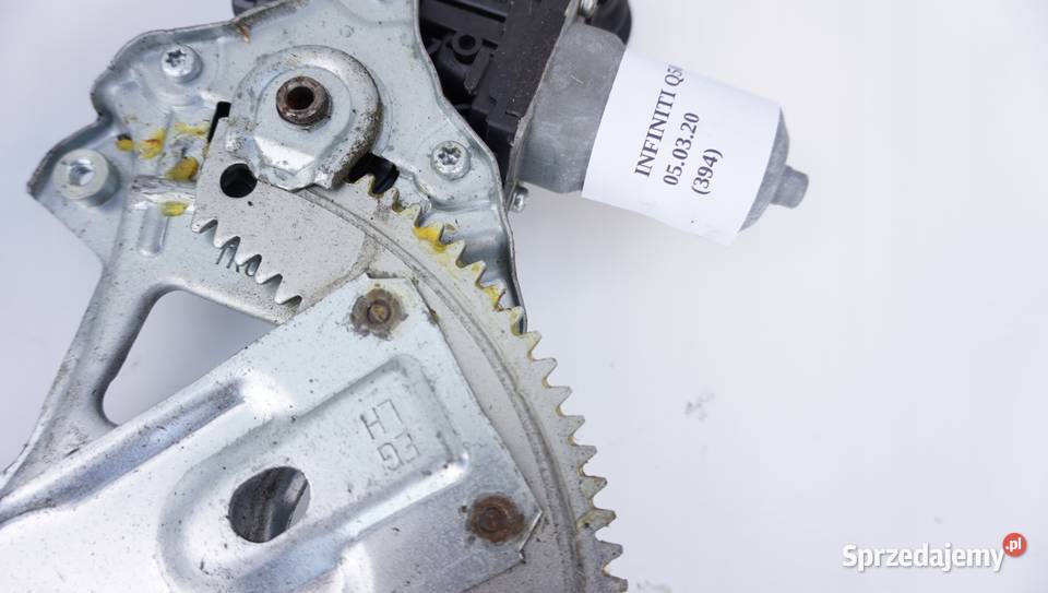 PODNOŚNIK MECHANIZM SZYBY TYŁ LEWY Q50 INFINITI wyposażenie elektryczne Nowy Tomyśl