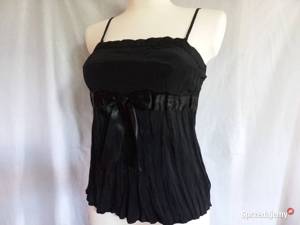 TOP czarny BLUZKA r 38 glamour Amaranto NOWY Białystok