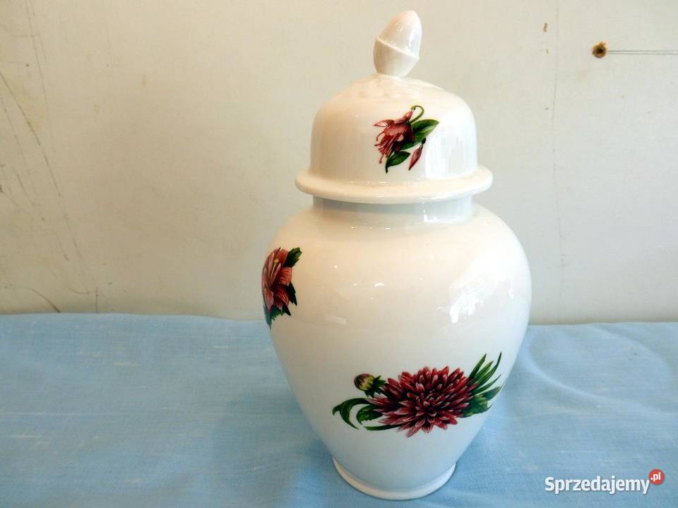 Dekoracyjny pojemnik na bibeloty Porcelana Porcelana i szkło Piła