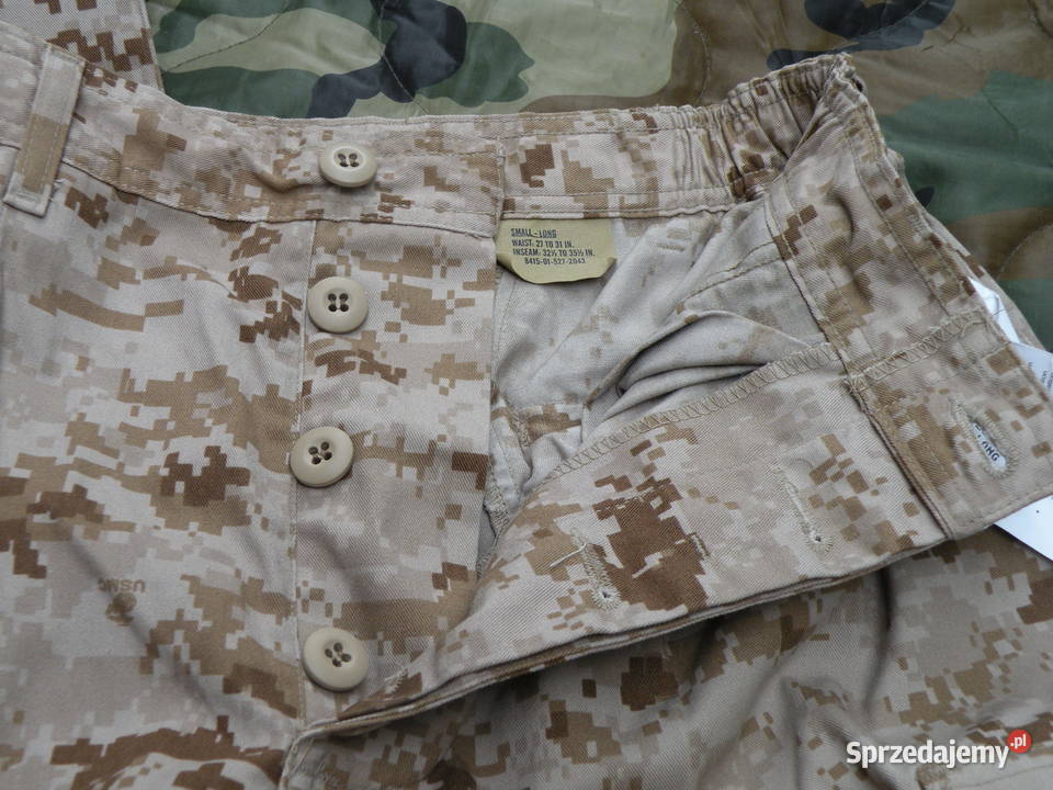Spodnie MCCUU desert marpat USMC small long Kolekcje dolnośląskie Wrocław