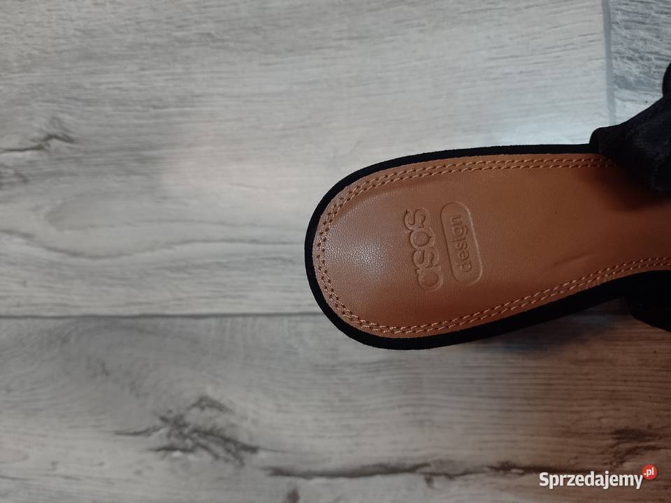 40 ASOS Design Czarne czółenka wieczorowe z małopolskie Kraków
