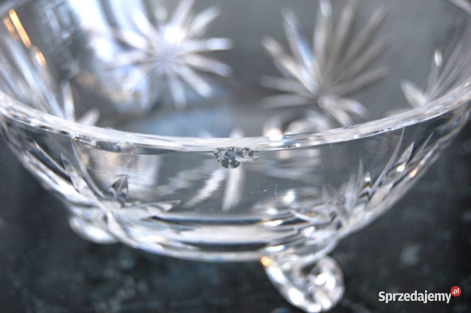 Bomboniera kryształowa kryształ szlifowany PRL lubelskie Lublin sprzedam