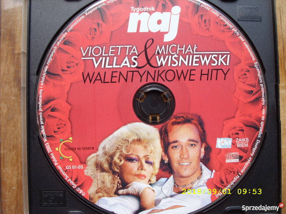 Pop CD V VILLAS M WISNIEWSKI Walentynkowe hity Wołów