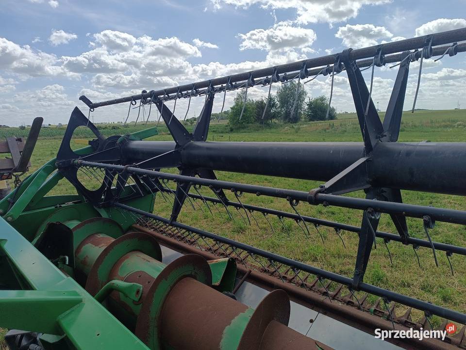 Heder John Deere 622R z wózkiem Wózek do header'a Gręblin