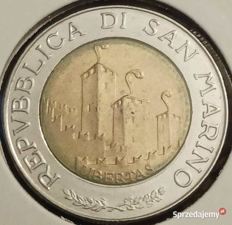 500 Lirów San Marino 1993 r Konin