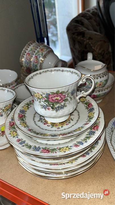 Filiżanka z talerzykiem dese JamarinElizabethan Porcelana i szkło pomorskie Gdańsk