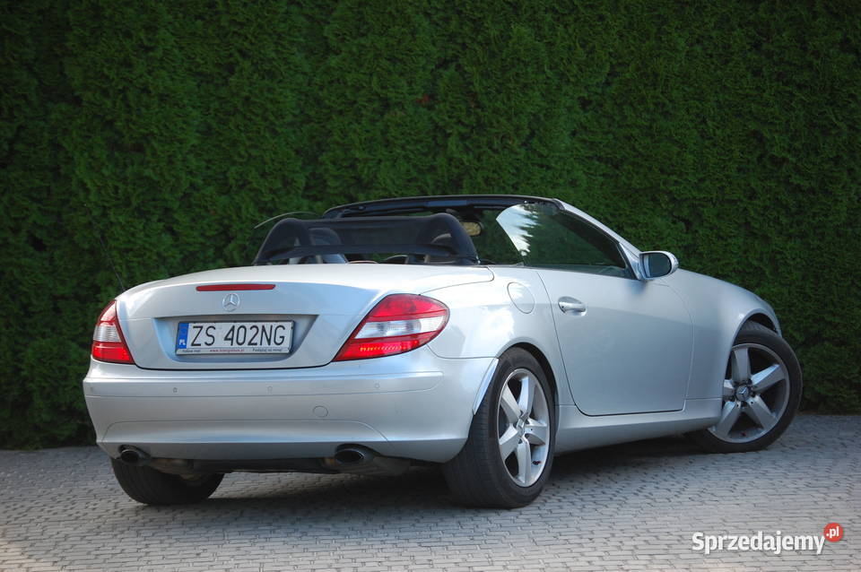 Mercedes SLK 18 Kabrio El Dach El Fotele Klima benzyna Załom