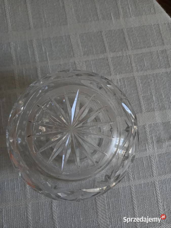 wazon kryształowa kula z czasów PRL Warszawa