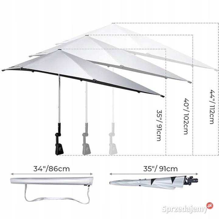 G4Free parasol do wózka XL biały 120 mazowieckie
