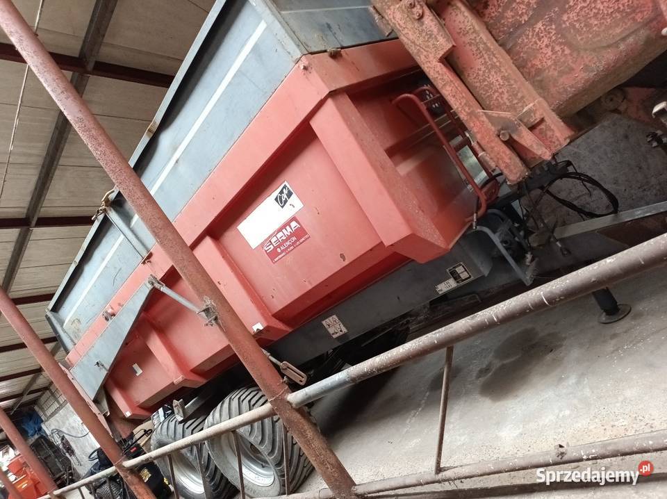 Przyczepa rolnicza skorupowa resor tandem nieuszkodzony Chwaszczewo