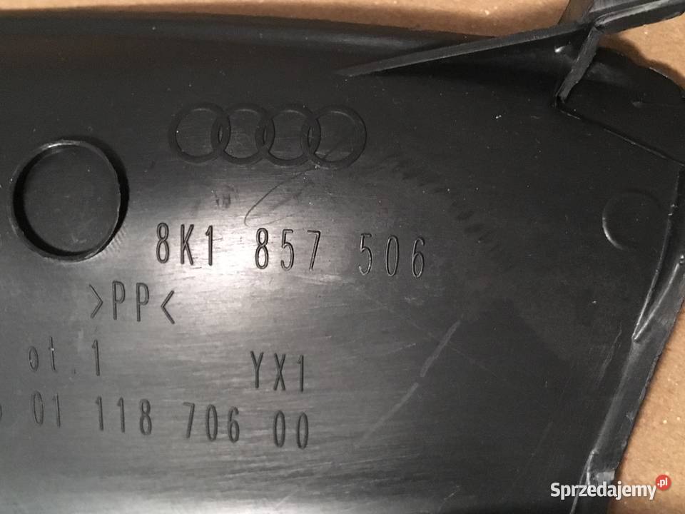 Osłona schowka plastik Audi A4 S4 A5 S5