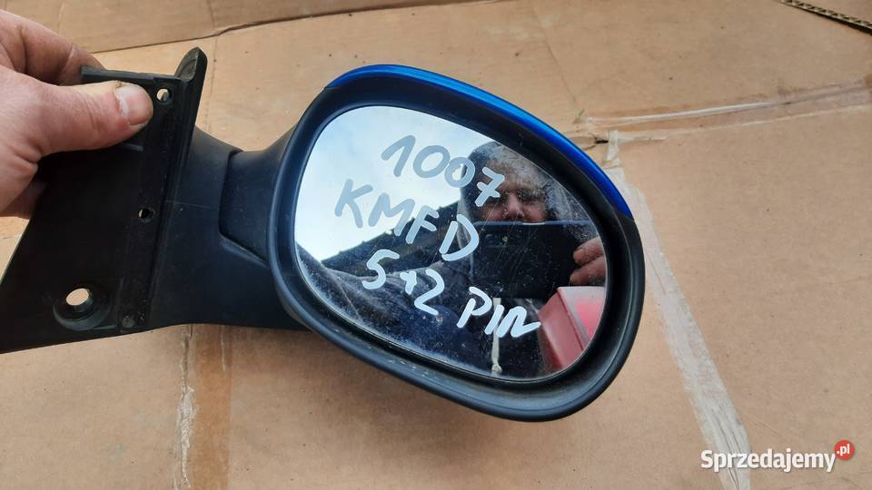 lusterko zewnętrzne prawe peugeot 1007 lak KMFD Dębno