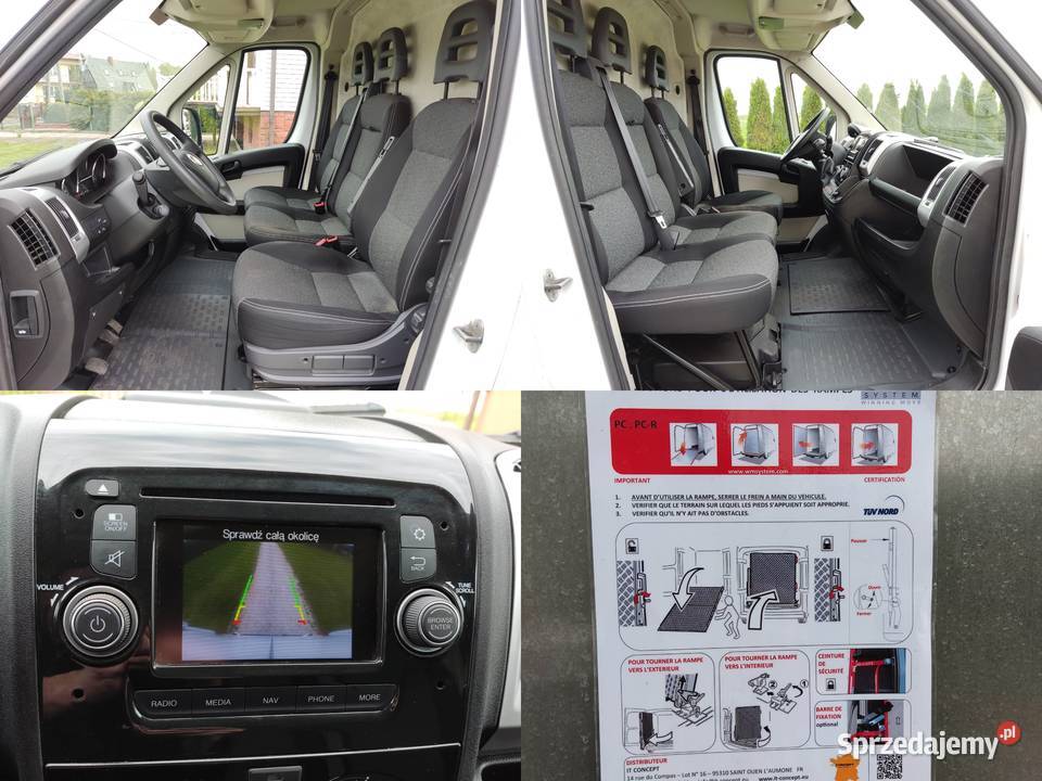 Fiat Ducato 23 130 Klima Nawigacja Kamera Najazd Staszów