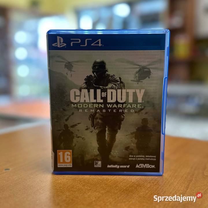 Gra na 4 Call of duty Modern Warfare Remastered Kultura i Rozrywka warmińsko-mazurskie sprzedam