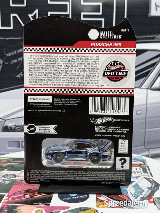 Hot Wheels RLC Porsche 959 Blue BOX 23 dolnośląskie