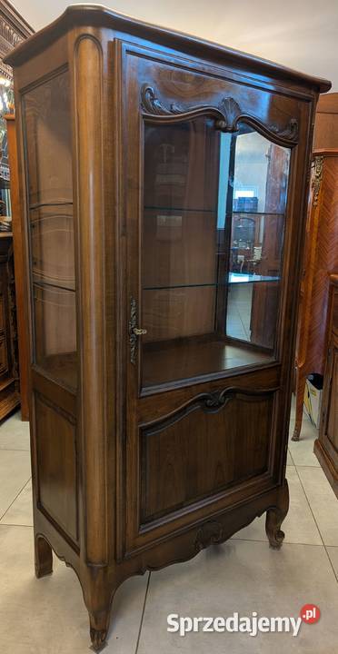 Piękna serwantkawitryna ludwikowska ciemny