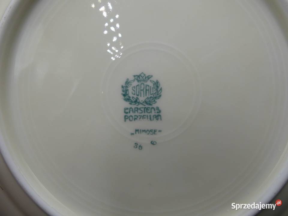 Komplet śniadaniowy Sorau Żary niebieskie Mimozy Poznań
