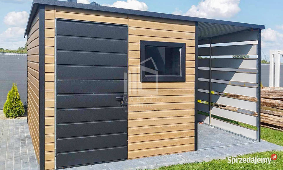 Schowek domek ogrodowy 2x2 m wiata drzwi okno Wrocław