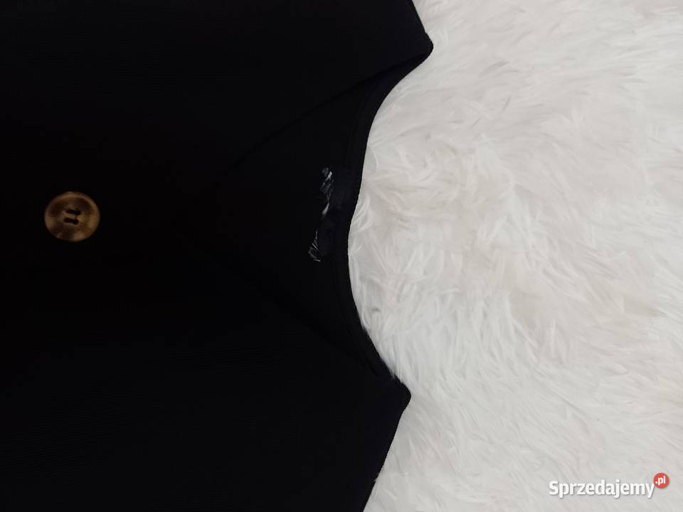 4042 ASOS Czarna kamizelka prążkowana z Londynu