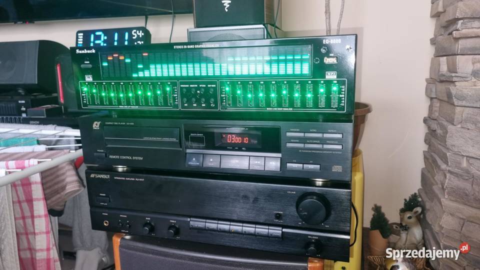 Wzmacniacz SANSUI AUX117 2x40W CD Sansui CDX105 Warta sprzedam