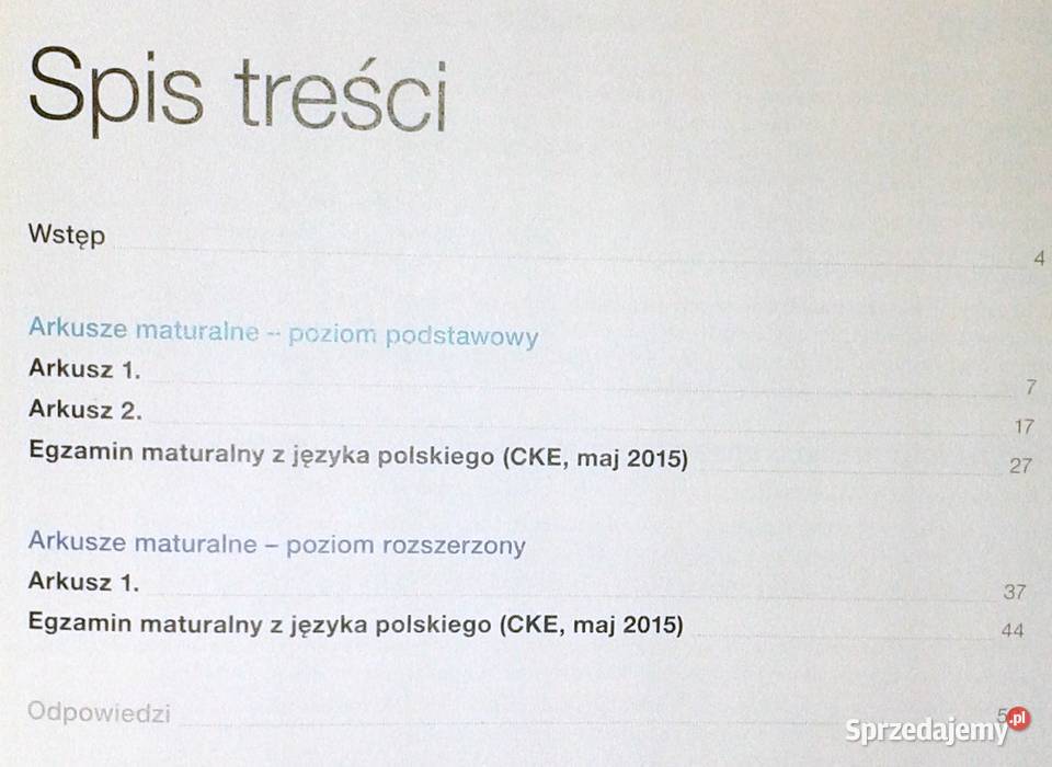 Teraz matura 2016 Język polski M Gutowska M Chełm