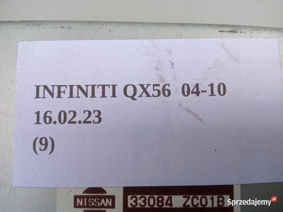 MODUŁ STEROWNIK SKRZYNI INFINITI QX56 ARMADA osobowe Nowy Tomyśl