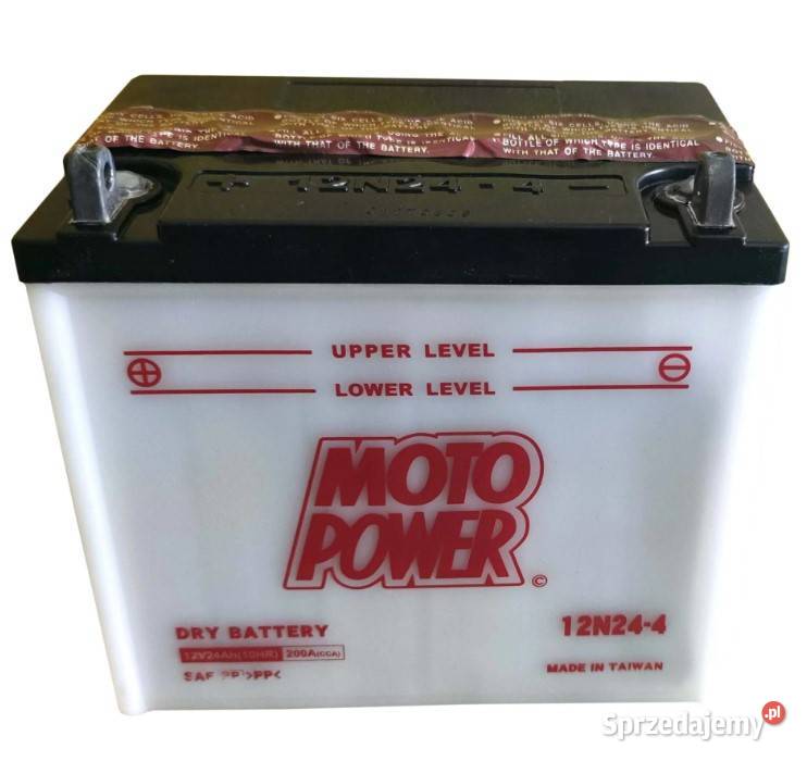 Akumulator motocyklowy MotoPower 12N244 12V 24Ah Wałbrzych