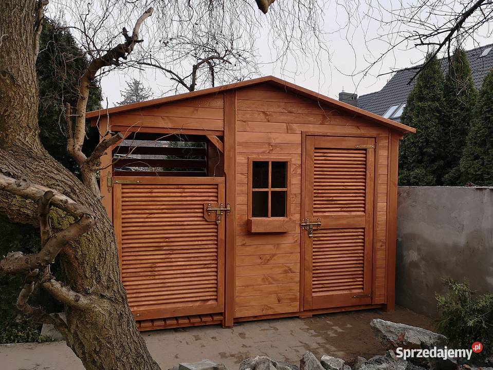 Drewutnia 114 x 11m domek narzędziowy 2 x 11m Kalety