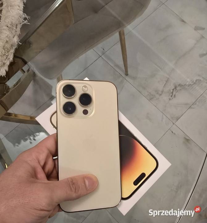 iPhone 14 Pro 256GB Złoty Okazja Bateria 81 Stan Prudnik
