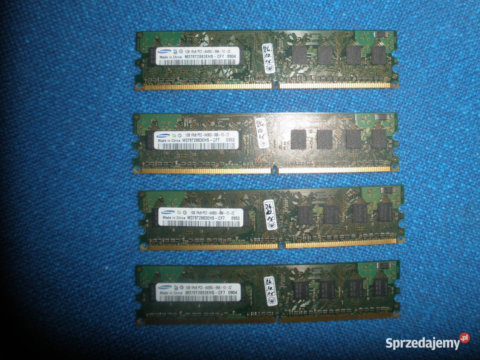 Pamieć RAM Samsung 1GB DDR2800 PC26400 4 Kraków sprzedam