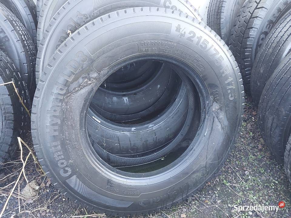 4 opona napędowa Continental ContiHybrid LD3 215 Opony i felgi