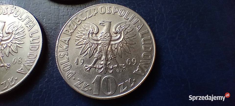 Stare monety 10 złotych Mikołaj Kopernik 5 Lesko sprzedam