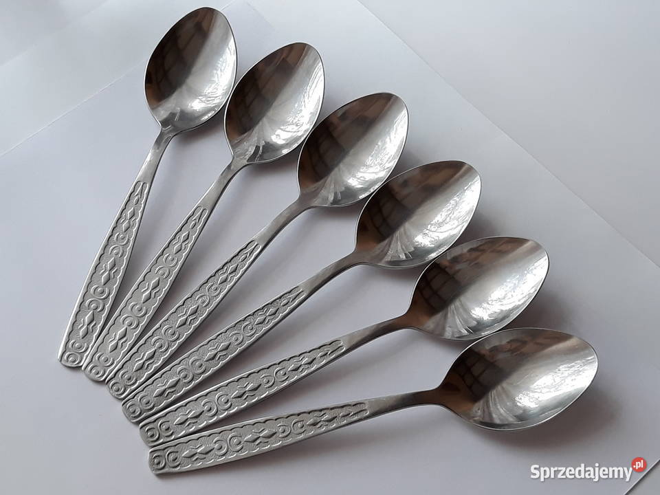 Łyżki obiadowe 3 KASZUBSKI Gerlach sztućce PRL śląskie Dąbrowa Górnicza sprzedam