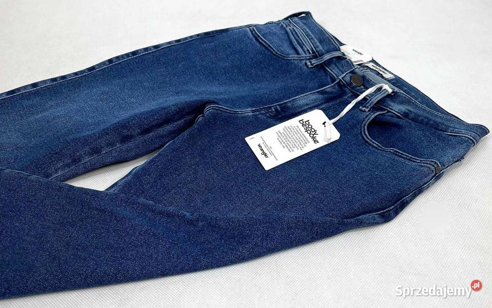 Spodnie damskie Wrangler High Rinse Skinny Blue warmińsko-mazurskie Pisz