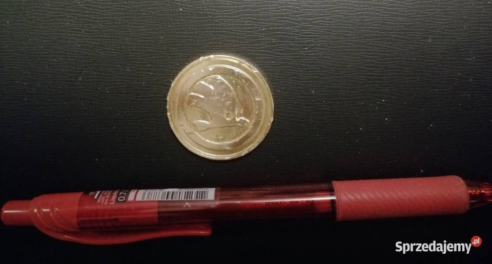 Znaczek emblemat żeton Skoda Antyki, Sztuka, Kolekcje małopolskie
