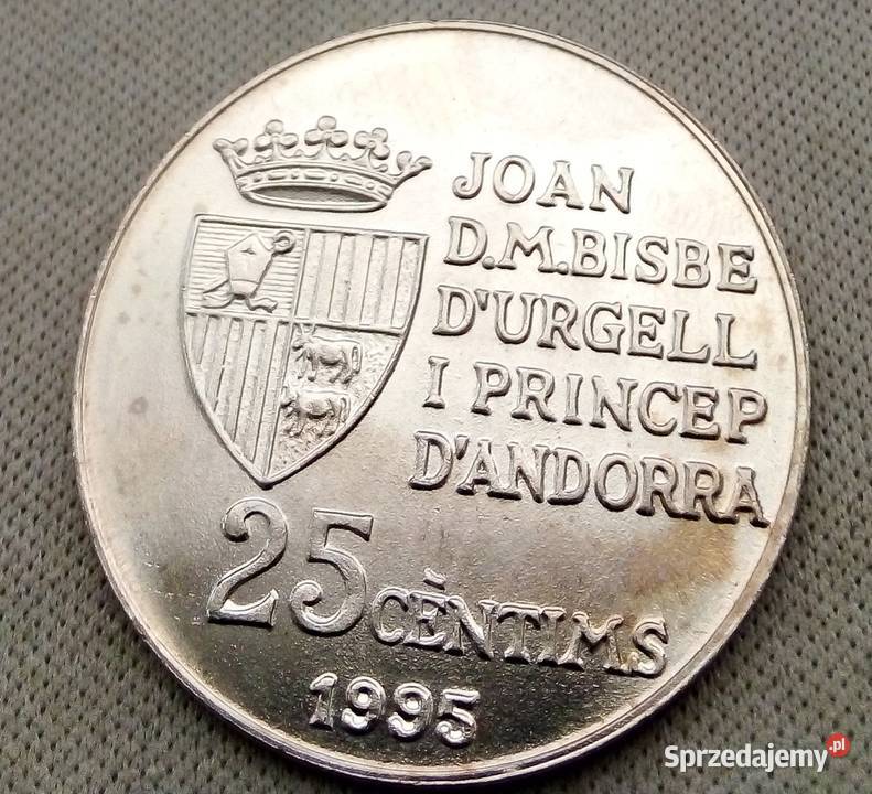 ANDORA25 CENTIMS1995 rFAO sprzedam